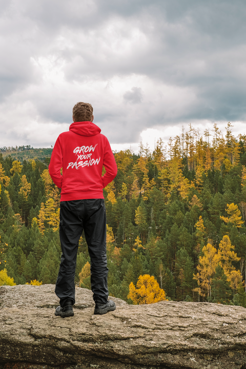 "Grow your passion" Branded unisex Hoodie