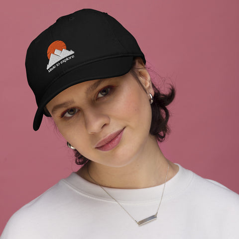 Organic "Made To Explore" dad hat