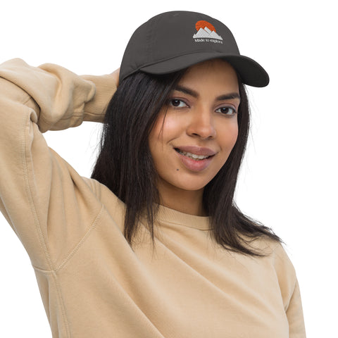 Organic "Made To Explore" dad hat