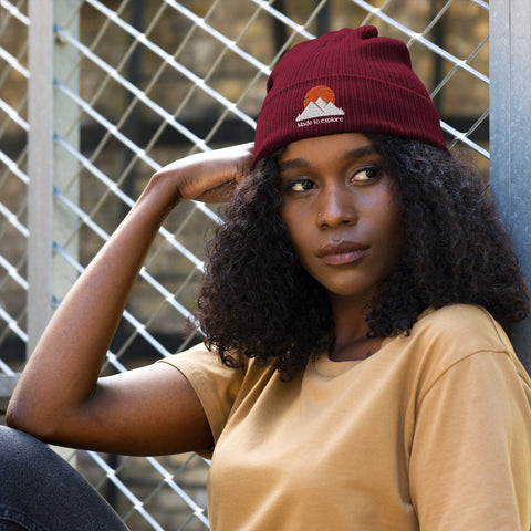 Organic "Made To Explore" beanie