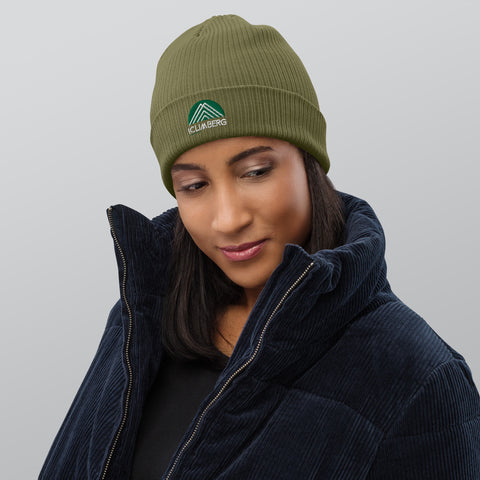 Organic ribbed beanie