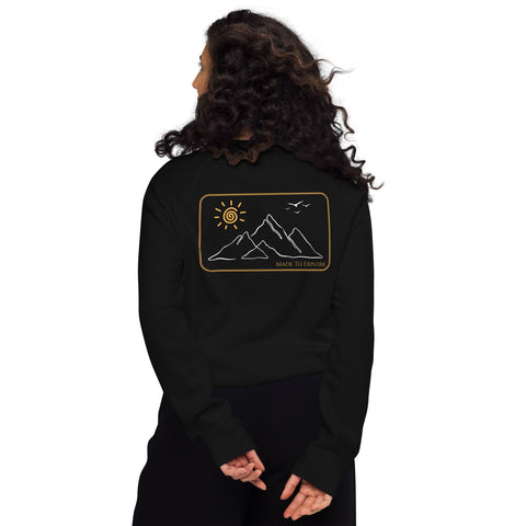 Unisex organic "Made to Explore" sweatshirt