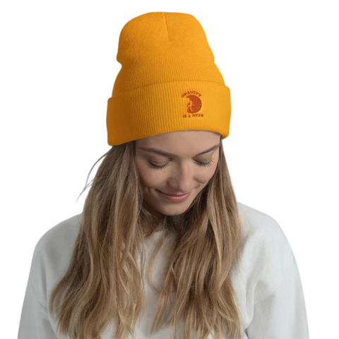 embroidered beanie hats for women's