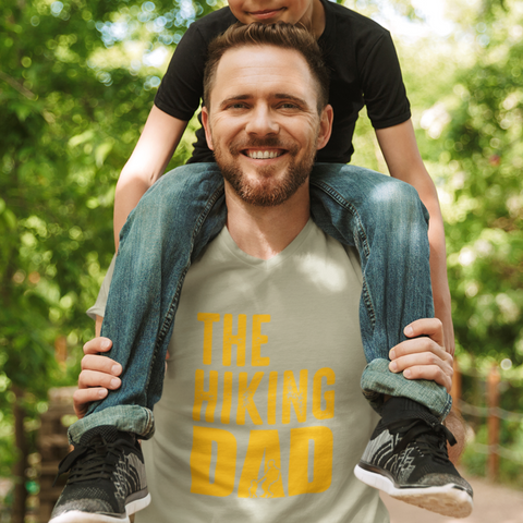 Father's day gift hiking t shirt