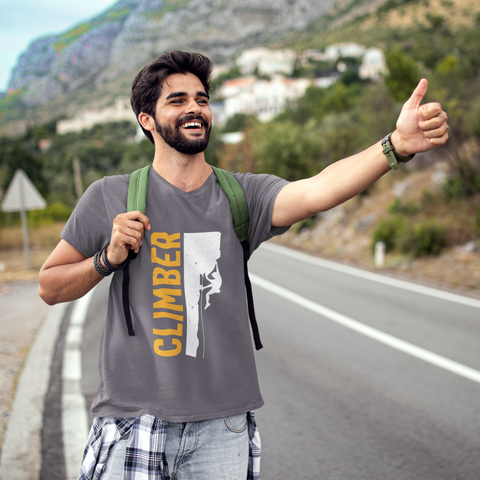 organic climbing t shirt